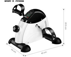 Mygroot - Stoelfiets – Bureaufiets – Deskbike – Stoelfiets bewegingstrainer – Stoelfietsen – Desk bike – Pedaaltrainer – Stoel fiets – Hometrainer – Hometrainer fiets – Voor Senioren en revalidatie - Met Lcd schermpje