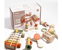 Myka's 7 Stuks - Kinderspeelgoed - Montessori Speelgoed - Muziek Speelgoed - Baby Speelgoed
