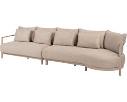 Mykonos modulaire chaise longue loungeset 2 delig latte 4 Seasons Outdoor