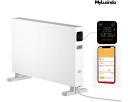 MyLucinda® Elektrische Kachel Smart Edition - Convector Kachel met Scherm & App Bediening - Snelle Opwarming voor Thuis of Kantoor