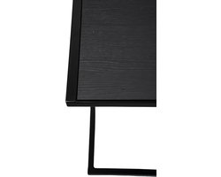 MYOP Interiors - Mobili Neri - Laptoptafel - Zeteltafel - Bijzettafel - Zwart - Metaal - Master Oak Black - 54x39x54 - MY Own Table 005MO