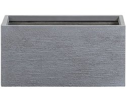 MYRA - Plantenbak - Grijs - 50 cm - Klei-vezelmengsel