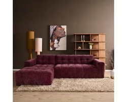 MySofa Ruby Hoekbank Paars Lounge L + 2,5 zits AR