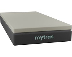 Mytras Aanpasbare Matras – Pas uw slaapcomfort aan met 6 hardheidsniveaus – Zacht, Medium, Hard – 90x200 cm