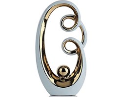 N3 Collecties Modern keramisch standbeeld Home Decor gouden sculptuur