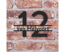 Naambord - Naambordje - kunststof naambord - Handgeschreven naambord - Acrylaat huisnummer - huisnummer - Uniek naambord - uisnummerbordje - gepersonaliseerd naambord - huisnaambord - Nieuwe woning - samen wonen - cadeau huis - kado woning