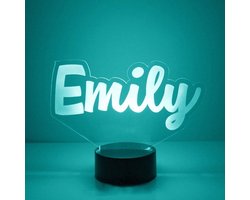 Naamlamp - nachtlamp - gepersonaliseerd - naam - cadeau