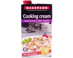 Naarmann koksroom 20% pak met schroefdop 1 liter