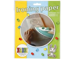 Nabbi Strijkpapier - Papier Voor Strijkkralen - Helder Transparant Strijkpapier - Voor DIY Kralenprojecten - Afmetingen 16x16cm - Set van 8 Vellen