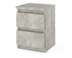Nachtkastje 30 CM Beton 2S Nachtkastje Nakastlik Slaapkamermeubels