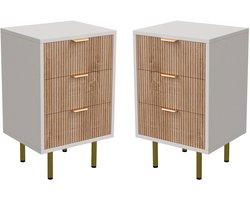 Nachtkastje - Bijzettafel - Kast - Kasten - Nachtkastjes set van 2