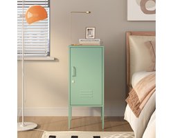 Nachtkastje Hausjärvi 82x35x35 cm mintgroen [en.casa]