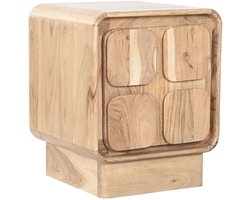 Nachtkastje Home ESPRIT Natuurlijk 40 x 40 x 50 cm