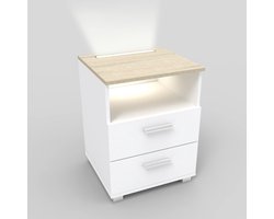 Nachtkastje met Geïntegreerd Licht - Modern en Functioneel