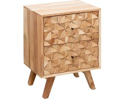 Nachtkastje - Nachtkast - Design - 2 lades - 44x61x35 cm