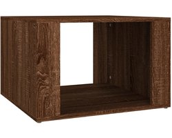 Nachtkastje | Nachtkast | Lamptafel | Bedside kasten 57x55x36 cm bewerkt hout bruin eikenkleur