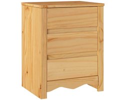 Nachtkastje | Nachtkast | Lamptafel | Bedside kasten Drammen Eiken 45 x 35 x 56 cm Massief grenenhout