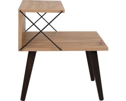 Nachtkastje Open - Stijlvol Eiken Design - 50x55x40cm - Duurzaam Melamine