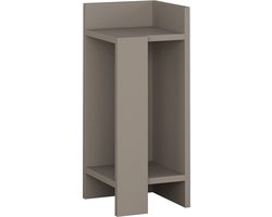 Nachtkastje Rechts - Mokka Stijl - 25x60x27cm - Melamine Afwerking