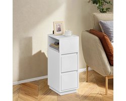 Nachtkastje – Set van 2 – Smal – Met 2 Lades – Compacte Opslag