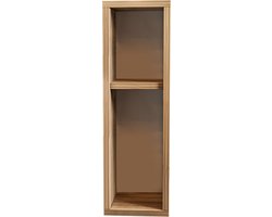 Nachtkastje - Stijlvol Eiken Design - Ruimtebesparend 20x65x15cm - Duurzaam Melamine Materiaal