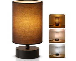 Nachtlamp - 3 Lichtkleuren - Nachtlampje Stopcontact - Nachtlamp - Bedlampje - Kinderkamer - Stopcontact Lampje - Stekkerlamp - Bedlamp - Tafellamp