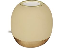 nachtlamp beton - zonder lampenkap - 9 x 9 cm - E27-fitting - lang snoer - groen