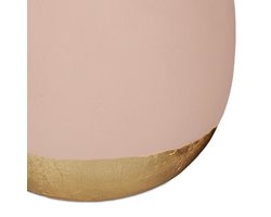 nachtlamp beton - zonder lampenkap - 9 x 9 cm - E27-fitting - lang snoer - roze