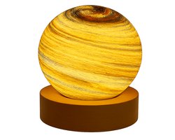 Nachtlamp - Lamp - Tafellamp slaapkamer - Sunset - Zonsondergang - geel - Oranje - 8 cm - 3D geprint