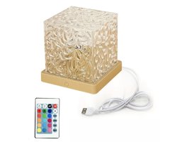 Nachtlamp - Sfeerlampje - 16 Kleuren LED - Draaibare Lichtpatronen - Sterrenhemel & Vlam Effect - RGB Nachtlamp - Sfeerverlichting met Afstandsbediening - Voor Slaapkamer, Woonkamer & Feestdecoratie