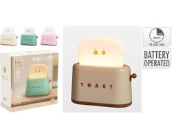 Nachtlamp Toast met timer.