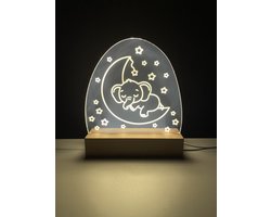 Nachtlampje - Nachtlampje kinderen - Nachtlampje baby - Nachtlampjes - Nachtlamp - Tafellamp - Bedlamp - Nachtlampje volwassenen - Babykamer - Kinderkamer accessoires - Tafellamp slaapkamer - Nachtkast lamp
