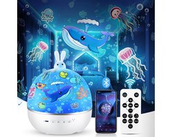 Nachtlampje sterrenhemel projector voor kinderen - Gepersonaliseerd cadeau babycadeau voor meisjes - Babycadeau jongens - Kleine cadeaus voor kinderen - cadeaus voor meisjes - Wit