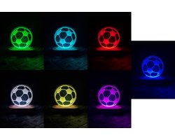 Nachtlampje - Voetbal lamp - Voetbal decoratie - Voetbal slaapkamer - Voetbalkamer - Nachtlampje kinderen - Nachtlampje baby - Nachtlampjes - Nachtlamp - Bedlamp - Tafellamp slaapkamer - Nachtkast lamp - Sinterklaas cadeautjes - Kerstcadeau