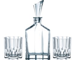 Nachtmann Aspen Whiskyset 3-delig Kristal Helder glas CADEAU TIP