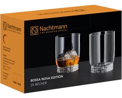 Nachtmann Bossa Nova Edition bekers, set van 2, waterglas, drinkglas, kristalglas, 360 ml, 106164