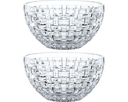 Nachtmann Bossa Nova kom, set van 2, kleine kom, serveerschaal, glazen kom, kristalglas, 750 ml, 102253