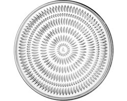 Nachtmann Ethno bord, set van 2, serveerbord, dessertbord, voorgerecht, kristalglas, Ø 22 cm, 105767