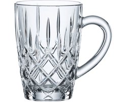 Nachtmann koffiemok set van 2 Noblesse Barista, kristalglas, helder, 347 ml, 104907