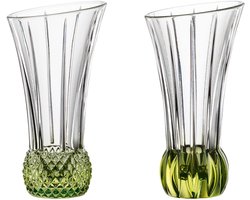 Nachtmann tafelvaasset Spring Lime 2-delig, bloemenvazen, decoratieve vazen, kristalglas, 103594