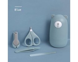 Nagelsetje | Babybear Blue | Uniek kraam cadeau | Sinterklaas kado | Kerstcadeau