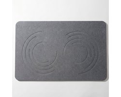 Nagosho Stenen Badmat - Diatomeeënaarde 60x40 cm - Sneldrogend - Antislip - Antibacterieel - Japans Design Douchemat