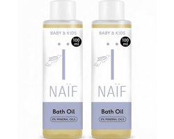 Naïf - Badolie - Voordeelset - Baby & Kids - Natuurlijke Ingrediënten - Hydraterend - Verzachtend - 2x100ml