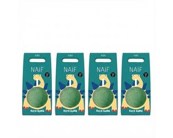 Naïf - Bruisbal Set - Kids 3+ - Natuurlijke Kleurstoffen - Bruisend - Zonder SLES en Microplastics - 4x100g