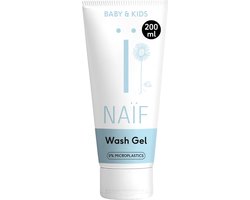 Naïf Reinigende Wasgel - Baby & Kids - Zeepvrij & Mild - Natuurlijk - 200ml