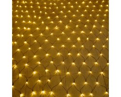 NAIZY Netverlichting 3x2 m LED Fairy Lights Netstroom Lichtsnoer met EU-stekker 8 standen Kerstverlichting voor Kerstmis Bruiloft Halloween, Warmwit