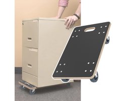 NAIZY Rolplank 1 x transportroller plank 60 x 40 cm meubeltransportwielen met universele wielen met rem tot 200 kg meubelroller transporter voor huis supermarkt fabriek