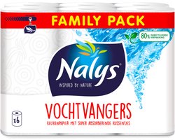 Nalys Keukenpapier in 80% Recycled Folie 6 stuks