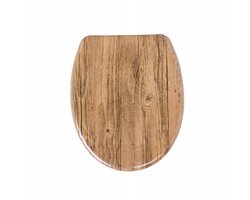 Namajunas - WC-brillen - Wc bril softclose - Toilet bril - Universele vorm WC Bril - Duroplast - Antibacterieel - Licht Hout Look - Met Deksel - RVS Bevestiging - Easy Clean - Snelle montage en demontage - Inclusief Bevestigingsmateriaal