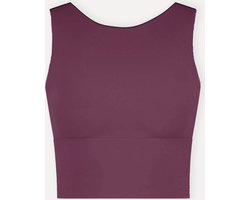 Namastae® Bh topjes dames | Yoga BH | Bh shirt | Donker bordeaux | Maat 36 (M)